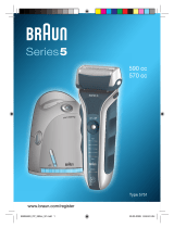 Braun 590cc, 570cc, Series 5 User manual