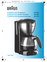 Braun KF 570 Owner's manual