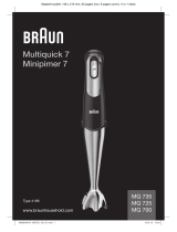 Braun MQ 725 OMELETTE Owner's manual