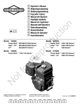 Briggs & Stratton 150000 HORIZONTAL SERIES User manual