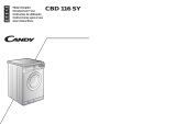 Candy CBD116-37SME User manual