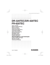 Casio FR-620TEC User manual