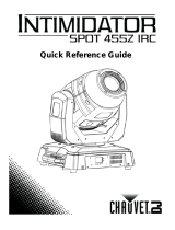 CHAUVET DJ Intimidator Spot 455Z IRC Reference guide