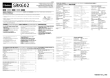 Clarion SRK602 User manual