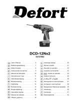 Defort DCD-12Nx2 Owner's manual