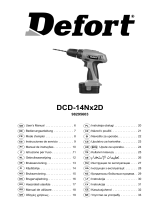 Defort DCD-14Nx2D Owner's manual