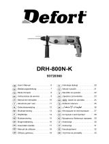 Defort DRH-800N-K Owner's manual