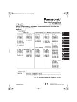 Panasonic U5LE1E5 Operating instructions