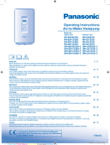 Panasonic WHSDF09C3E81 Owner's manual