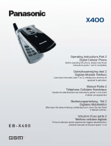 Panasonic X400 User manual