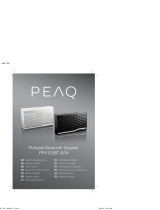 PEAQ PPA120BT B WT Owner's manual