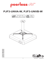 Peerless PJF3-UNVA-W Operating instructions