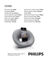 Philips Fidelio Docking speaker DS3000 User manual