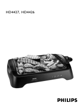 Philips HD4427  Table Grill User manual