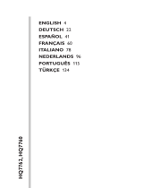 Philips HQ7762 User manual