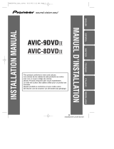 Pioneer AVIC 9 DVD II Owner's manual
