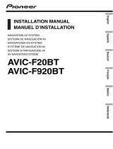 Pioneer AVIC-F20BT Owner's manual