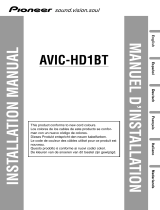 Pioneer AVIC HD1 BT Installation guide