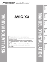 Pioneer AVIC-X3 Owner's manual