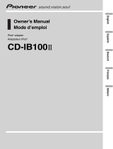 Pioneer CD-IB100 II Owner's manual