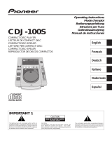 Pioneer CDJ-100S Owner's manual