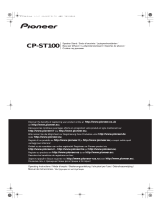 Pioneer CP-ST100 Owner's manual
