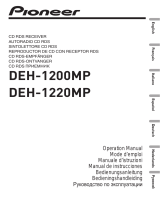Pioneer DEH-1220MP User manual