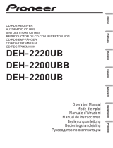 Pioneer DEH-2220UB User manual