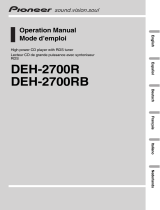 Pioneer DEH-2700R User manual