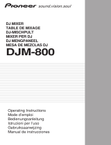 Pioneer DJM-800 User manual