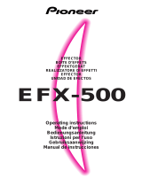Pioneer EFX-500 User manual