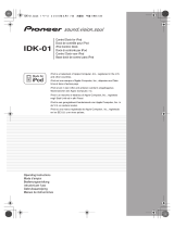 Pioneer IDK-01 Owner's manual