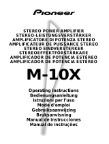Pioneer M-10X User manual