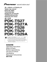 Pioneer PDK-TS27 Operating instructions