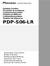 Pioneer PDP-S06-LR User manual