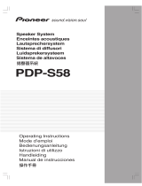 Pioneer PDP-S58 User manual