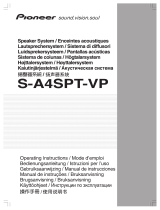 Pioneer S-A4SPT-VP Owner's manual