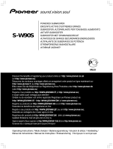 Pioneer S-W90-S Operating instructions