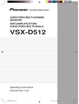 Pioneer VSX-D512 User manual