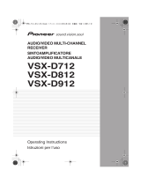 Pioneer VSX-D812 User manual