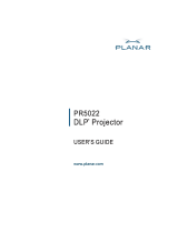 Planar PR5022 Quick start guide
