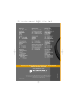 Plantronics 43465-01 User guide