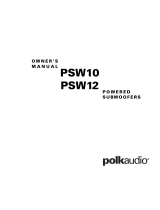 Polk Audio PSW PSW10 User manual