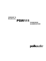 Polk Audio PSW111 User manual