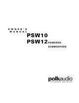 Polk Audio PSW10 Owner's manual