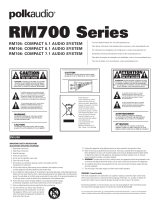 Polk Audio RM706 COMPACT 7.1 User manual