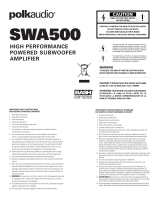 Polk Audio SWA500 User manual