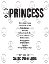 Princess 201950 Classic Saloon Juicer Owner's manual