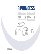 Princess 202041 Juicer Vitapure Owner's manual