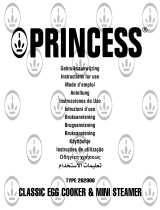 Princess 262008 Classic Egg Cooker - Mini Steamer Owner's manual